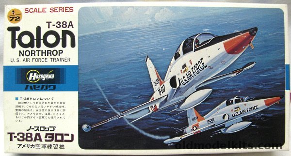 Hasegawa 1/72 Northrop T-38A Talon - USAF or Thunderbirds, A17 plastic model kit